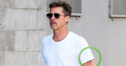 Brad Pitt a demonstrat un nou tatuaj