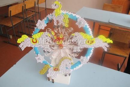 Quilling și ceasuri origami