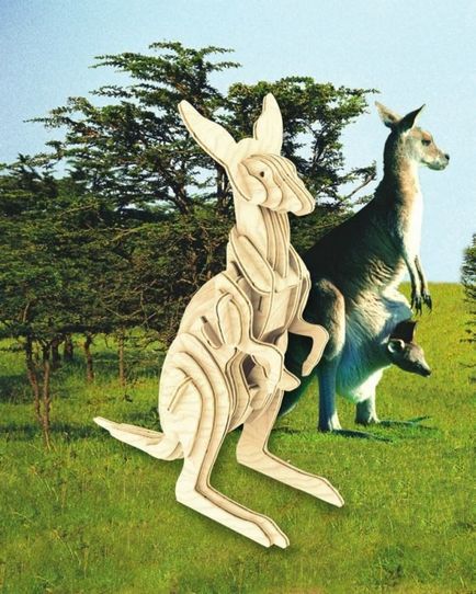 Rajz kézműves „kenguru”