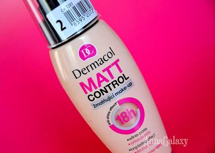 Dermacol matt control make-up foundation матирующий тональний крем - anna galaxy