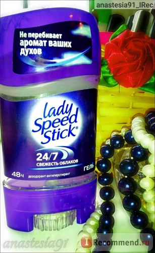 Дезодорант-антиперспірант lady speed stick гель свіжість хмар - «lady speed stick - мабуть,