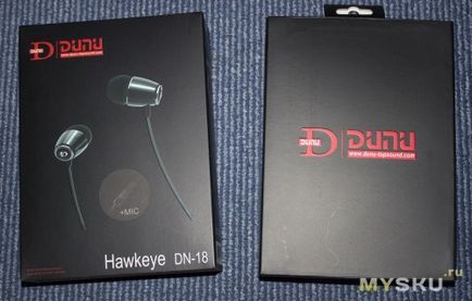 Динамічні навушники - гарнітура - dunu dn-18 - hawkeye - in ear monitor earphones