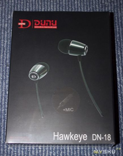 Динамічні навушники - гарнітура - dunu dn-18 - hawkeye - in ear monitor earphones