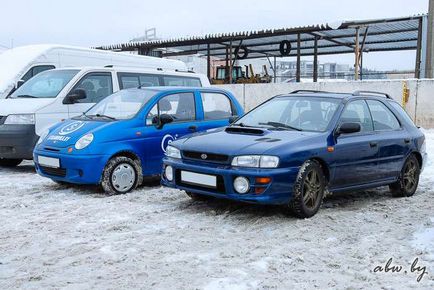 Dinostendar subaru impreza wrx împotriva uzdaewoo matiz - experiență operațională