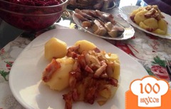 Домашній картопля смажена на качиному жирі - покроковий рецепт з фото