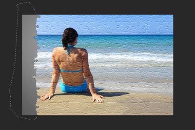 A hatás a puzzle (textúra) Photoshop (Photoshop puzzle hatás) puzzle hatás (textúra) Photoshop