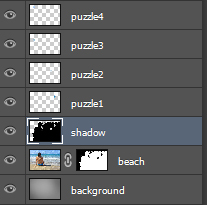 puzzle hatás (textúra) Photoshop