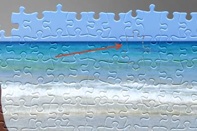 Efectul puzzle-ului (textură) în Photoshop