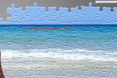 Efectul puzzle-ului (textură) în Photoshop