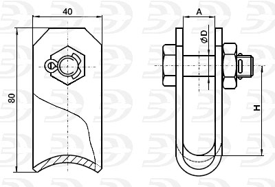 Elemente pentru fixarea cablului optic