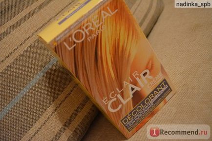 Емульсія для видалення стійких фарб з волосся l oreal eclair clair