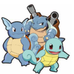 Evoluția mejikarp-ului în gerados în jocul pokemon merge