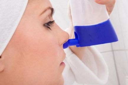 Soluție de clorură de sodiu pentru spălarea nasului la domiciliu