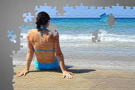 Photo Effect puzzle pentru fotografiile tale în Photoshop