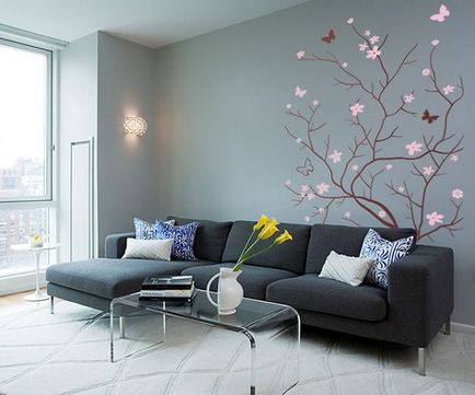Falfestmény cseresznye belső lakótér, hálószoba, gyerekszoba