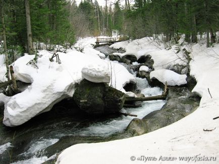 Muntele Changbai - granița dintre KNR și Coreea de Nord