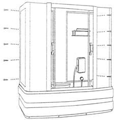 Instrucțiuni pentru montarea și funcționarea cabinelor de duș timo t-1150 și t-1170, platforma de conținut