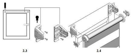 Instrucțiuni pentru instalarea jaluzelelor