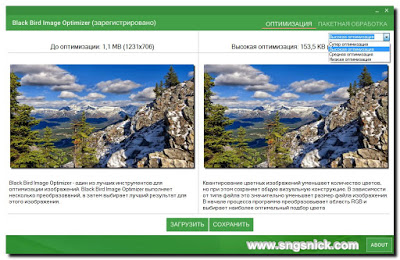 Internet, programe, sfaturi utile optimizarea imaginilor pentru pasari negre, fara optimizarea imaginilor