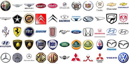 A történelem autóipari emblémák (logo) 1. rész - a legnagyobb a legtöbb autó a világon