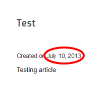 Schimbați formatul de date în joomla - joomspider, lecții joomla, versiuni de descărcare, instruire, ajutor