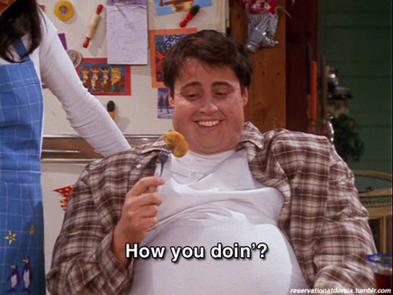 Joey Tribbiani (Joey Tribbiani), blogger infinito internetes október 31, 2013, a pletyka