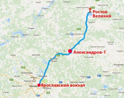 Hogyan juthat Moszkvától Rostov Veliky 4 módja