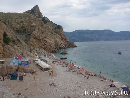 Hogyan juthat el a strand Vaszilij a Balaklava - egy fénykép és leírás az út, ha nem otthon ülni (maszk) Hogyan juthat el a strand Vaszilij a Balaklava - egy fénykép és leírás az út, ha nem otthon ülni
