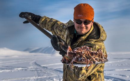 Cum să prindă crabi în Chukotka