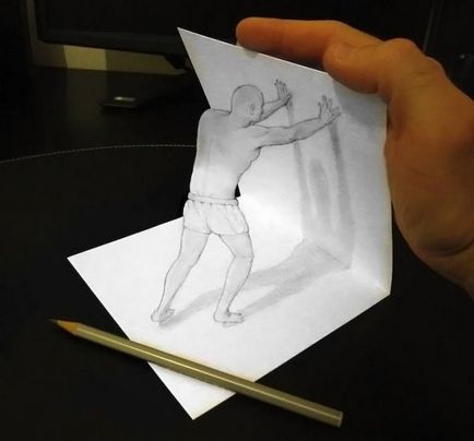 Cum să desenezi desene anamorfe de la un frate