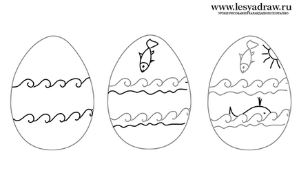 Cum de a desena un ou de Paște - desene de lecție - util pe artsphera