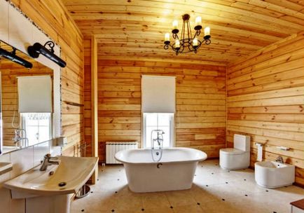 Hogyan felszerelni egy fürdőszoba, egy fából készült ház, és nem csak, fotó tervezési példák, projektek és tervezés