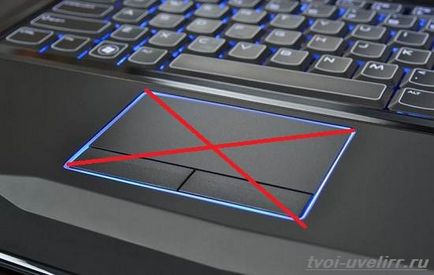 Hogyan kapcsoljuk ki a touchpad egy laptop, az ékszerész