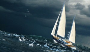 Як пережити шторм на яхті, aurora yachting club