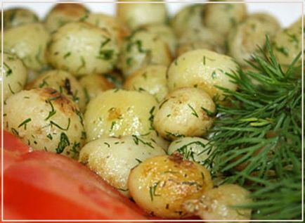 Cum să gătești cartofi proaspeți cu verdețuri?