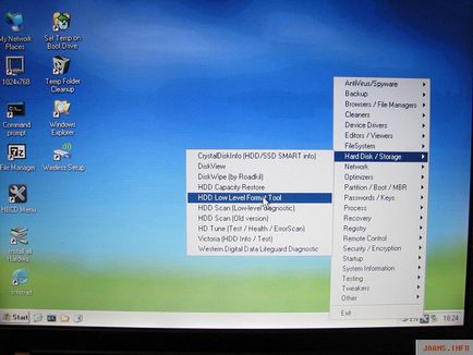 Cum se face formatarea pe un netbook a unui hard disk la un nivel scăzut