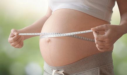 Hogy a méret a gyomor és a terhességi