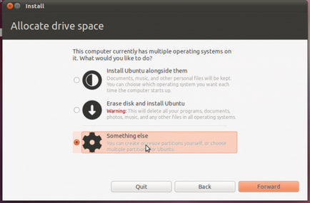 Hogyan kell telepíteni az Ubuntut az új laptop a Windows 8