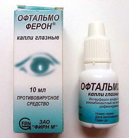 Antivirale lista cu picături de ochi, descriere, instrucțiuni de utilizare și recenzii