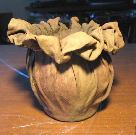 Кашпо-горщик з тканини - ярмарок майстрів - ручна робота, handmade