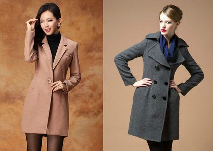 Класичне жіноче драпове пальто
