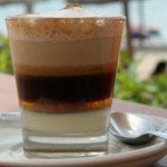 Cortado de cafea (café cortado) - o rețetă tradițională de gătit cottado italiană topită,
