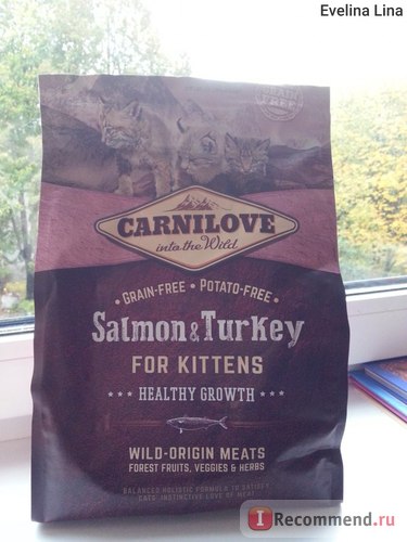 Корм для кішок carnilove salmon and turkey for kittens - «carnilove здоровий кошеня (фото) до 60%