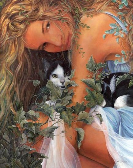 O pisică și un om - povești, legende și credințe despre pisici - lumea feminină