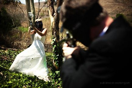 Креативні ідеї для весільних фотографій, креативні фотографії