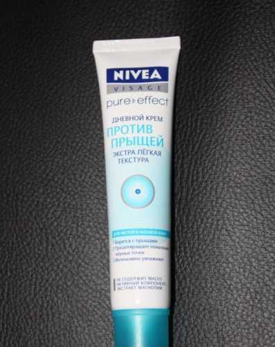 Crema de fata nivea pur efect - asistentul meu zilnic impotriva continutului de grasime al pielii! (Și, poate,