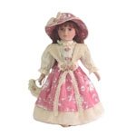 Doll Porcelain Mireasa Peggy - Colectia de papusi din portelan - Magazin online de cadouri