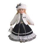 Doll Porcelain Mireasa Peggy - Colectia de papusi din portelan - Magazin online de cadouri