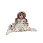 Doll Porcelain Mireasa Peggy - Colectia de papusi din portelan - Magazin online de cadouri