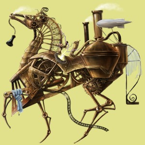 Caii în stilul steampunk - horseparktv